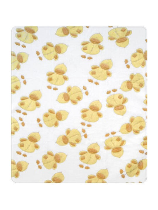Lorelli Blanket Nursery Swaddling Blankets Fleece Coral Coral Yellow 85x100cm