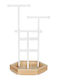 Songmics Stand Metalic Alb 20.5x18x36cm