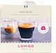 O'Ccaffè Kapseln Espresso Lungo Kompatibel mit Maschine Dolce Gusto 16Mützen
