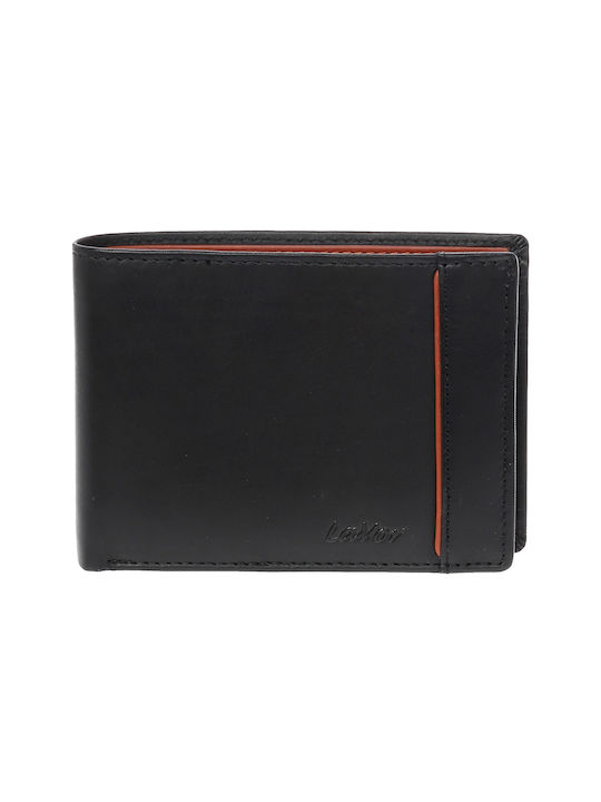 Lavor Men's Leather Wallet with RFID Black