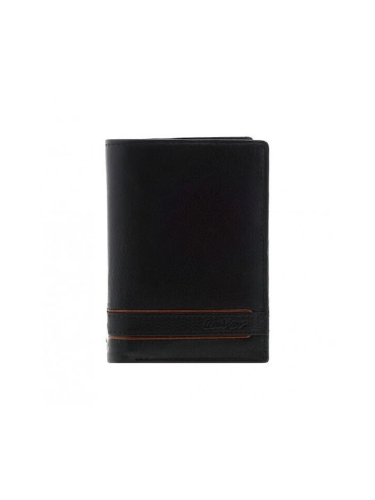 Lavor Men's Leather Wallet with RFID Black