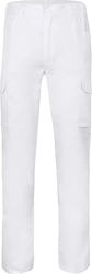 Velilla Unisex Pantaloni medicali Alb