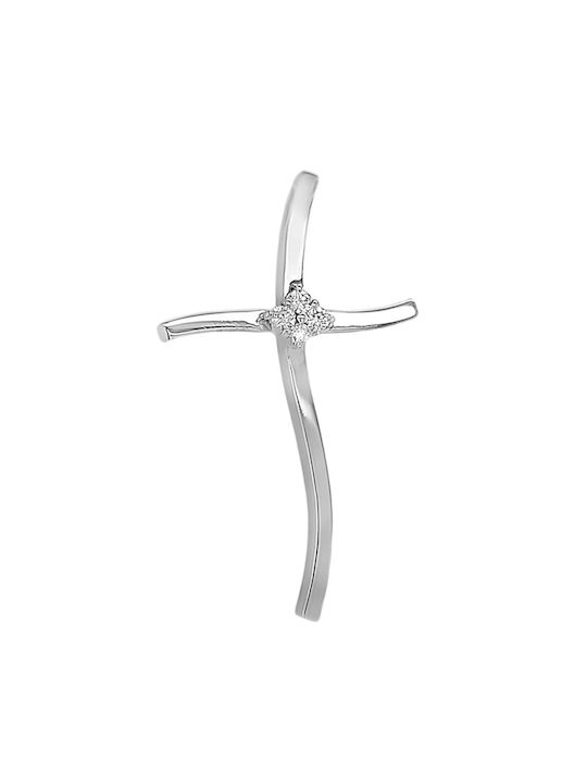 Cross White Gold 18K Diamonds St10667