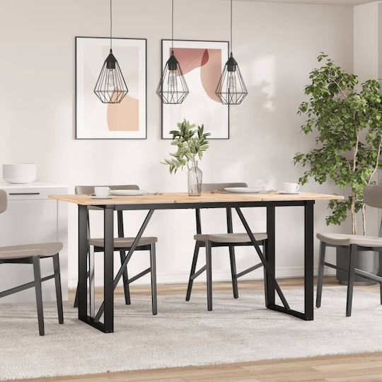 vidaXL Cast Iron Furniture Foot Suitable for Table / Coffee Table 120x60x73cm Cast Iron