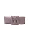 Alice Wide Leather Women's Belt Lilac