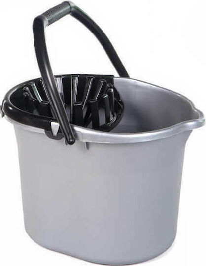 Homeplast Mop Bucket with Squeezer Plastic Capacity 15lt (Various Colors)
