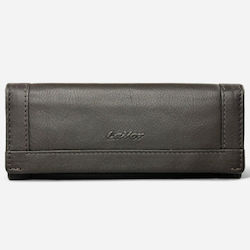 Lavor Leder Tabaktasche Braun mit Taste 16,5x7,5cm