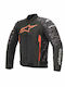 Alpinestars T-gp Plus R V3 Air Καλοκαιρινό Ανδρικό Μπουφάν Μηχανής Αδιάβροχο Μαύρο