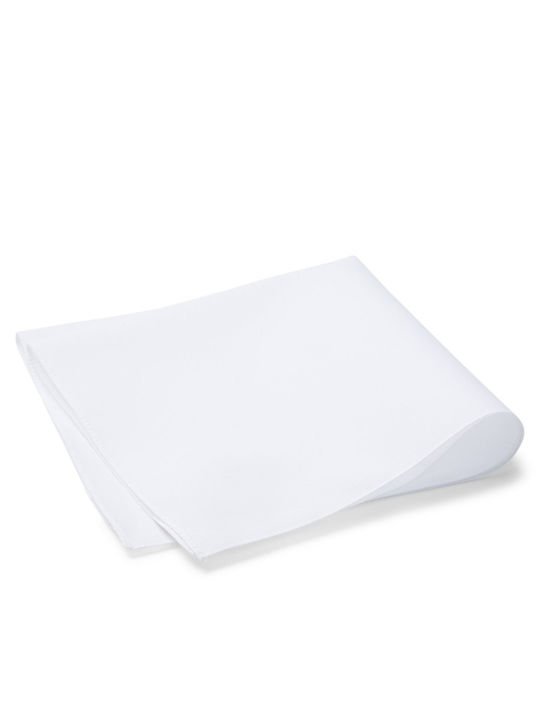 Stefano Mario Men's Handkerchief White