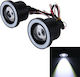 Round Foglights Car Volkswagen Up 12V 10W 6.35cm with White Lighting 2pcs