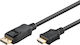 Goobay Cable DisplayPort male - HDMI male 3m Bl...