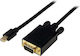 StarTech Кабел mini DisplayPort мъжки - VGA мъжки 3м Черен (MDP2VGAMM10B)