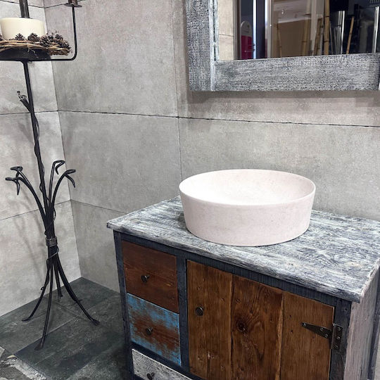 Rak Ceramics Επικαθήμενος Νιπτήρας Πορσελάνης 42x42cm Λευκός