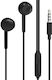 WK YA07 In-ear Handsfree Headphones with Connector 3.5mm Black