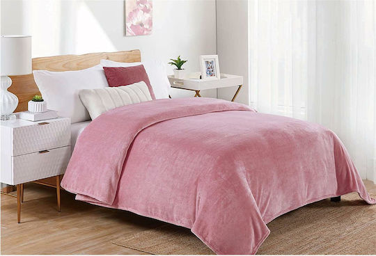 Dimcol Υπέρδιπλη 220x240εκ. Cashmere Pink