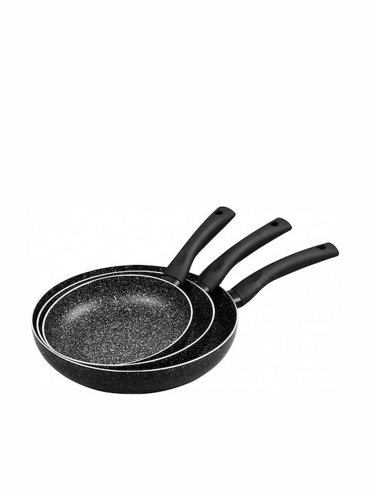 KING Hoff KING Hoff Aluminum Marble Pots & Pans Set with Non-stick Interior Coating 3 Pieces