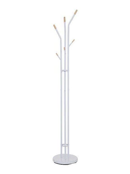 Diommi Metallic Coat Rack White