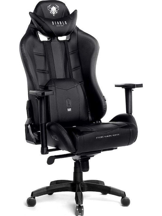 Diablo X-Ray King Size XL Scaun Gaming Din piele ecologică cu Brațe Reglabile Neagră