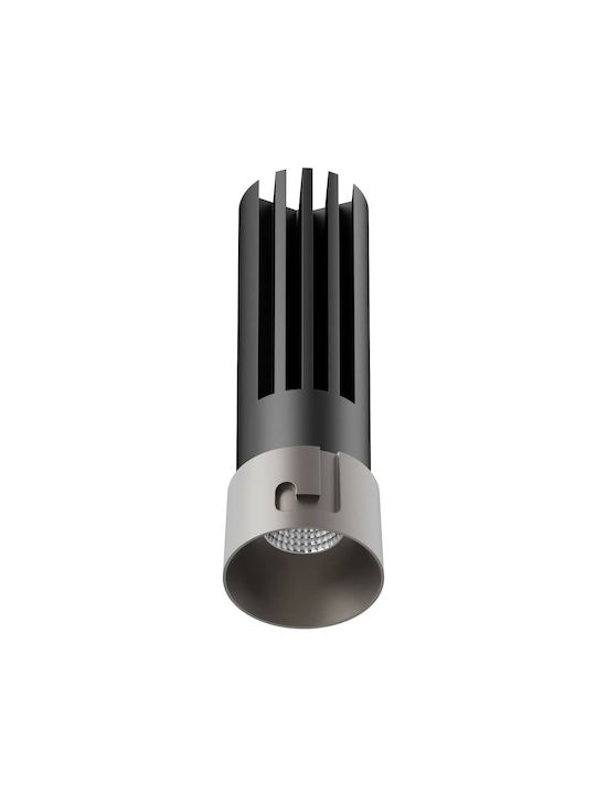 Gekas Einbau Spot mit integriertem LED und Warmweißes Licht Silber 2.6x2.6cm. 1Stück Gekas Einbau Spot mit integriertem LED und Warmweißes Licht Silber 2.6x2.6cm. 1Stück