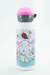 Stainless Steel Aluminum Water Bottle Laken By Polo Elephant 0.45lt 948002