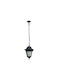 Lido Outdoor Hanging Ceiling Light in Black Color L52A-9094