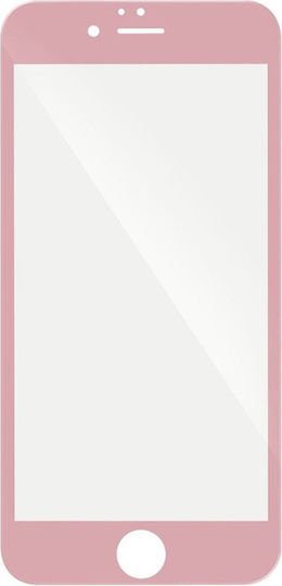 Sticlă de protecție pentru ecran de telefon mobil Apple iPhone 6/6s Plus, 5D Hybrid Full Glue, roz, iPhone 6/6s Plus roz