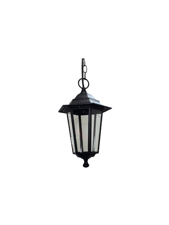 Lido Outdoor Hanging Ceiling Light in Black Color L52A-9064