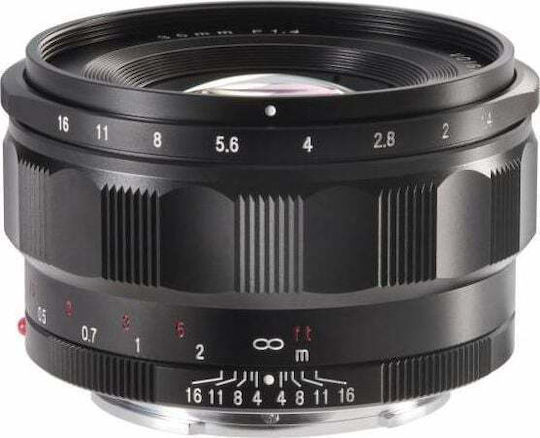 Voigtlander Full Frame Camera Lens Nokton Classic 35mm f/1.4 Standard / Wide Angle for Sony E Mount Black