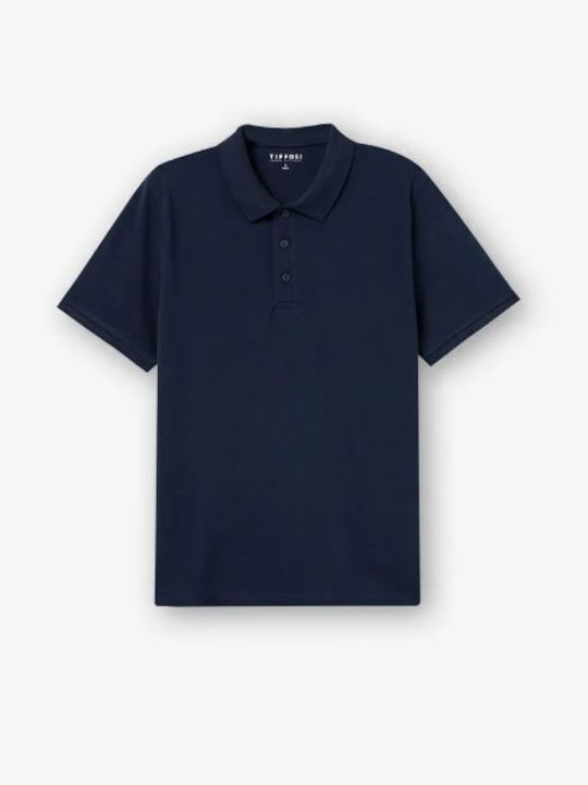 Tiffosi Kids Polo Short Sleeve Blue