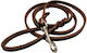 Ikaros Haustierzubehör Leder Hundeleine 120cm X 22mm Braun