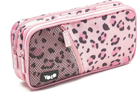 Yolo Κασετίνα Pink Leopard