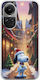 Xmas Cartoons Snoopy Oppo Reno 10 Pro 5g Flexible TPU Transparent Silicone