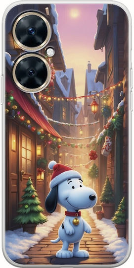 Huse și carcase pentru telefon mobil Xmas Cartoons Snoopy Huawei Nova 11i din silicon transparent TPU flexibil