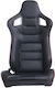 Autoline Driver Car Seat Bucket Black