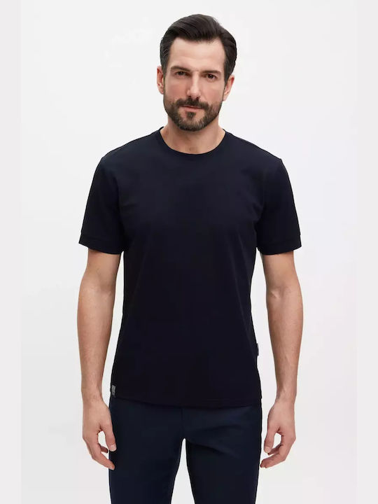 Beneto Maretti Herren T-Shirt Kurzarm Dark Blue