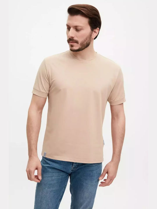 Beneto Maretti Ανδρικό T-shirt Κοντομάνικο Beige