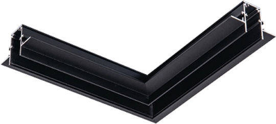 Zambelis Lights Σύνδεσμος Ράγας για Φωτιστικά Μαύρος 2083B-C2
