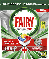 Fairy Platinum Plus 36 Κάψουλες Πλυντηρίου Πιάτων