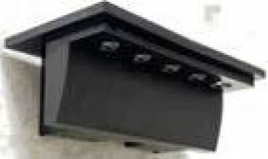 Fos me Σετ 2 Επιτοίχια Ηλιακά Φωτιστικά 1.5W με Ρυθμιζόμενο Λευκό Φως IP44