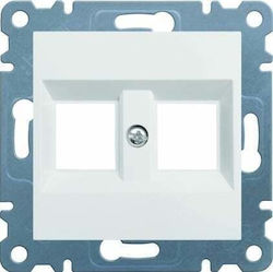 Hager Keystone Jack Network-Telephone Socket Fr...