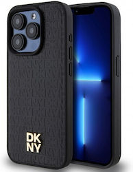 Carcasă MagSafe DKNY din piele PU cu model repe...