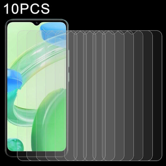 10 Pcs 0.26mm 9h 2.5d Tempered Glass Film Oppo Realme C30 C30s