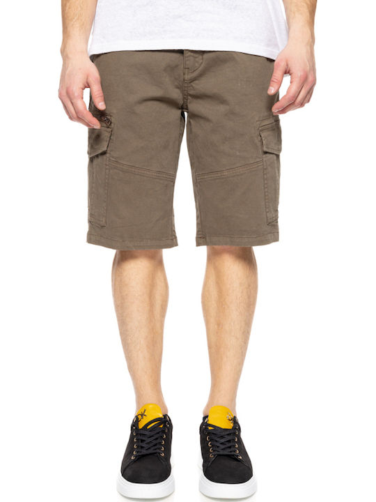 Ανδρική Βερμούδα Cargo Khaki