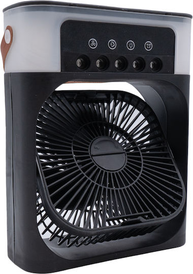 Uncle George Box Fan 10W Διαμέτρου 15.5cm Μαύρο