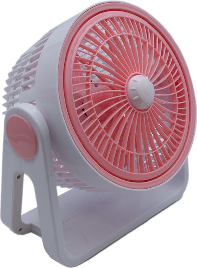 Uncle George Επιτραπέζιος Ανεμιστήρας 25W Διαμέτρου 23cm Λευκός