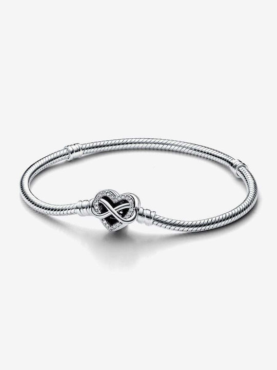 Pandora Armband Kette mit Design Herz aus Silber