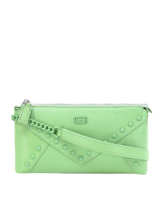 Leather Women's Bag Shoulder Green