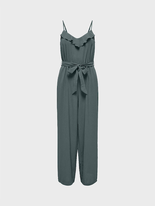 Only Women's Sleeveless One-piece Suit Green