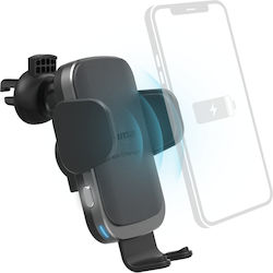 HAMA Mobile Phone Holder Car with Case and Wireless Charging Black