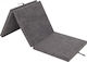 Foldable Exercise Mat Pilates Grey (180x65x6cm)